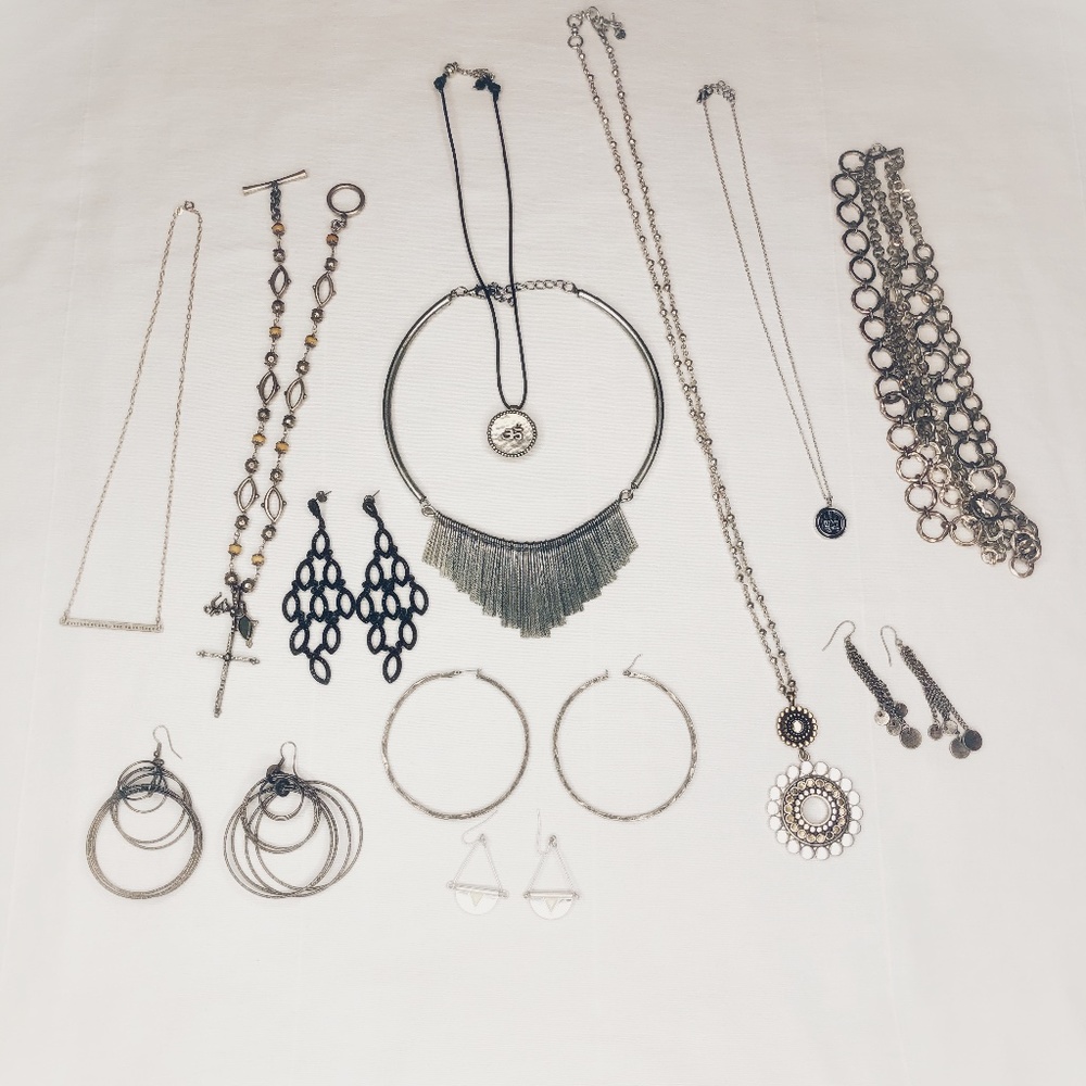 Silver Jewelry Bundle